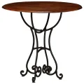 Table de salle à manger Bois acacia avec finition miel 80x76 cm