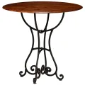 Table de salle à manger Bois acacia avec finition miel 80x76 cm