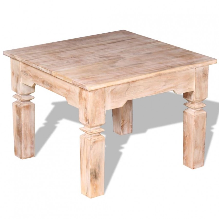 Table basse Bois d'acacia 60x60x45 cm