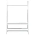 Porte-vêtements Blanc 100x45,5x150 cm Bois de pin massif
