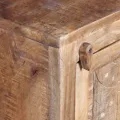 Meuble toilette+miroir et 2 armoires latérales Bois de manguier