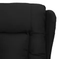 Fauteuil inclinable Noir Tissu