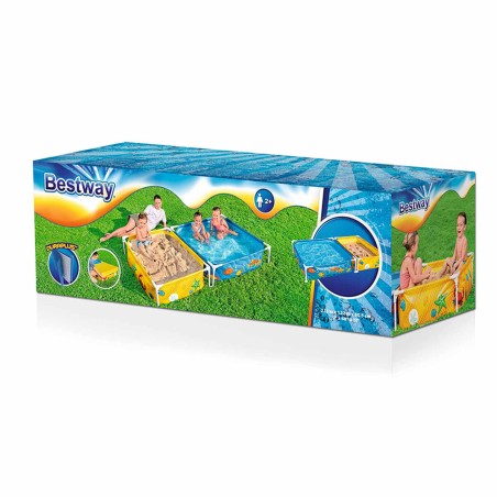 Bestway Piscina Rigida Infantile Con Sandbox 213x122x30,5 cm +2 anni G
