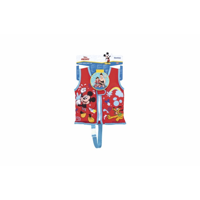 Gilet Bestway Disney Mickey Mouse UPF 50+ 51 cm +1 a 3 Anni Piscina e