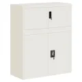 Classeur blanc 90x40x110 cm acier