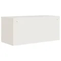 Classeur blanc 90x40x110 cm acier