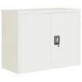 Classeur blanc 90x40x110 cm acier