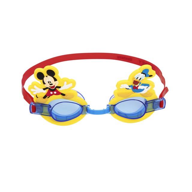 Bestway Lunettes de natation pour enfants en silicone Mickey & Friends