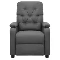 Fauteuil Gris clair Tissu