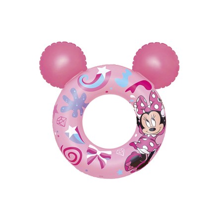 Bestway Flotteur Disney Minnie Mouse Avec Oreilles 74x76 cm +3 à 6 An