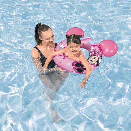 Inflatable Float Bestway Multicolour Minnie Mouse 74 x 76 cm 2
