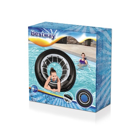 Bestway Flotteur Gonflable Décoré Pneu D119 cm +12 Ans Plage et Pisc