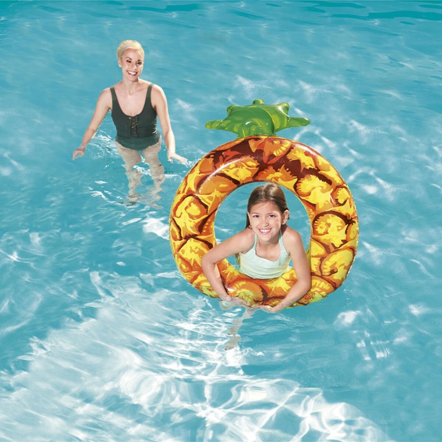 Bestway Aufblasbarer Schwimmring Wassermelone und Ananas Farbmix D116