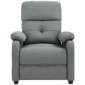 Fauteuil de massage Gris foncé Tissu