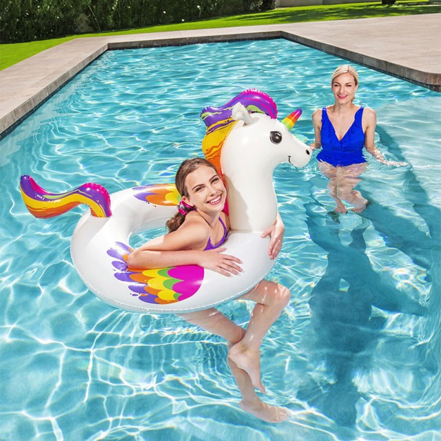 Bestway Flotador Hinchable Unicornio 119x91 cm +10 Años Playa y Pisci