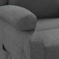Fauteuil inclinable Gris foncé Tissu