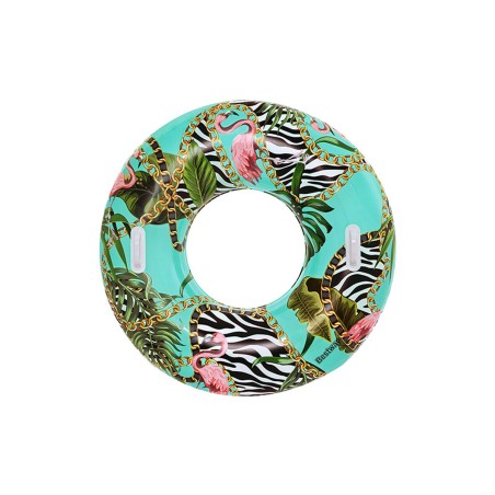 Bestway Aufblasbarer Schwimmer mit Griffen Fantasie Floral D114 cm +12