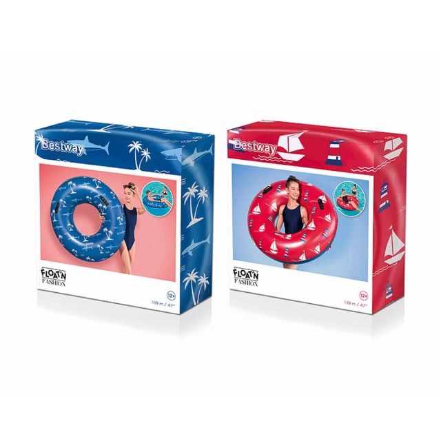 Bestway Flotteur Gonflable avec Poignées Nautique Couleur Assortie D1