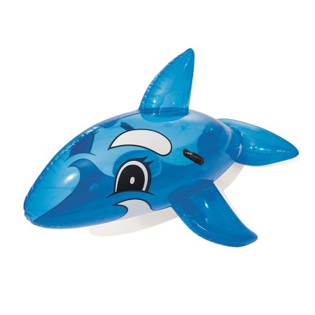Bestway Figure Gonflable Baleine Bleu avec Poignées 157x94 cm +3 Ans