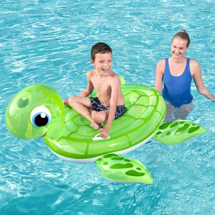 Bestway aufblasbare Schildkrötenfigur mit Griffen 140x140 cm +3 Jahre 2