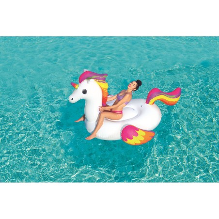 Bestway Figura Hinchable Unicornio con Asas 224x164 cm Playa y Piscina