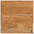 Table de bar 55x55x107 cm bois massif d'acacia et fer