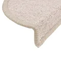 Tapis d'escalier 10 pcs 56x17x3 cm Taupe