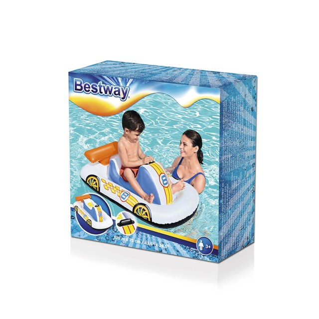 Bestway Figura Gonfiabile Auto con Maniglia 110x75 cm +3 Anni Spiaggia