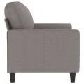 Canapé à 2 places Taupe 120 cm Tissu