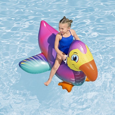 Bestway Gonfiabile Tucano con Maniglie 141x113 cm +3 Anni Spiaggia e P