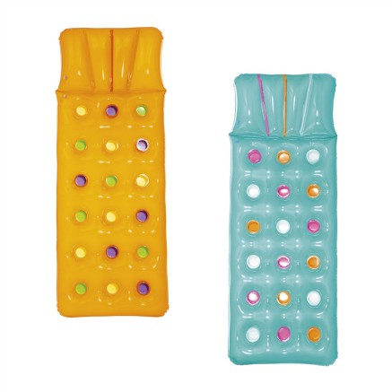 Bestway Colchoneta Hinchable Vasos Fashion Color Surtido 188x71 cm Pla