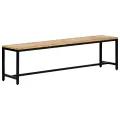Banc à dîner 160 cm Bois de manguier massif brut