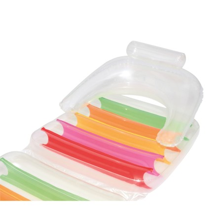 Bestway Sillon Hinchable Plegable Arcoirirs 201x89 cm Playa y Piscina