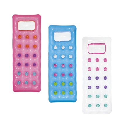 Bestway Colchoneta Hinchable Vasos con Mirilla Color Surtido 188x71 cm