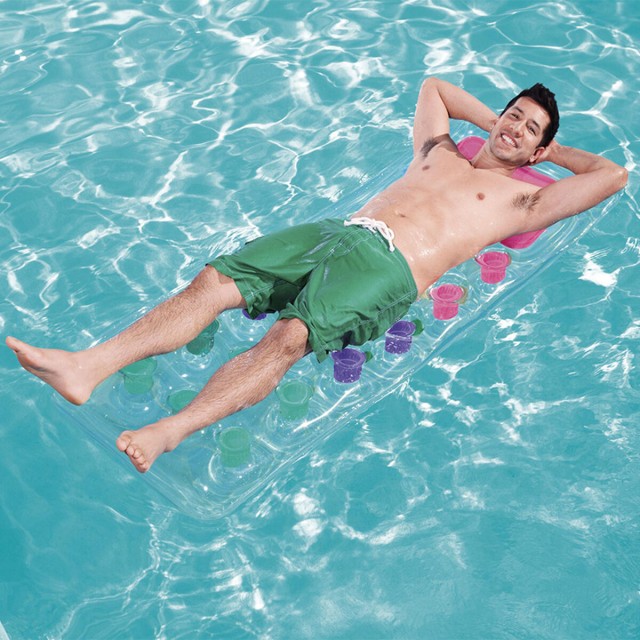 Bestway Luchtbed Bekers met Kijkgaatje Diverse Kleuren 188x71cm Strand