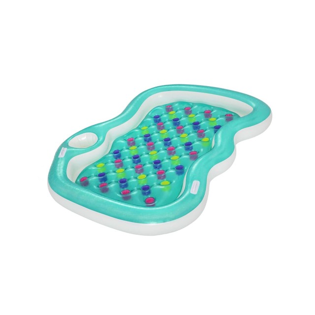 Bestway Materassino Gonfiabile Doppio con Portabicchieri e Frigo 224x1