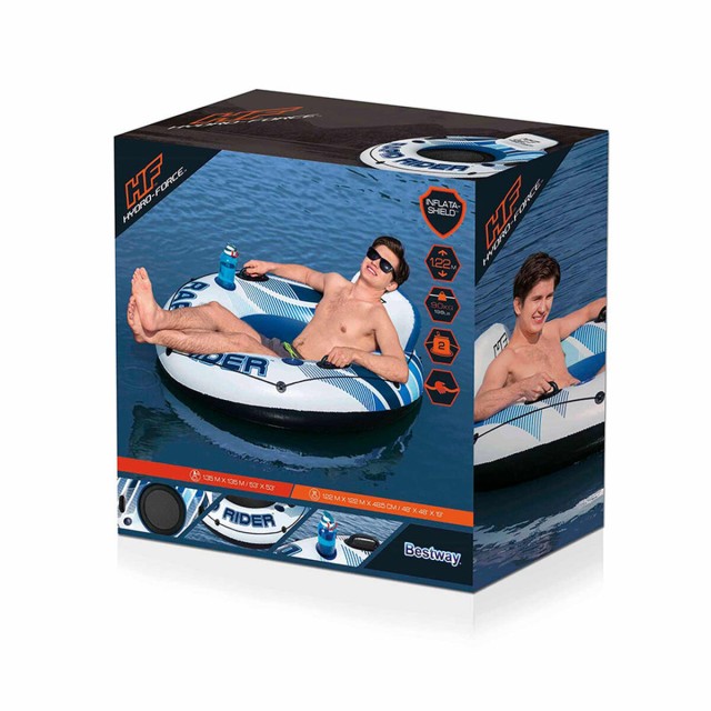 Bestway Ruota Gonfiabile con Maniglie Rapid Rider D135 cm Spiaggia e P