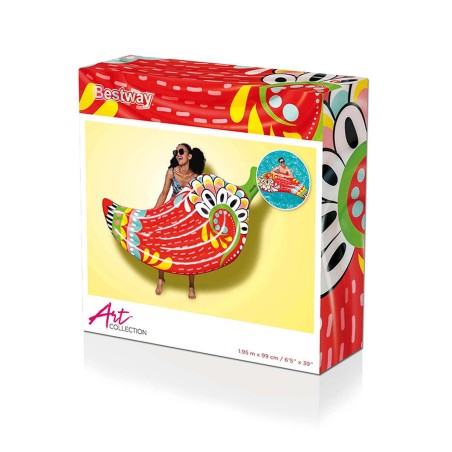 Bestway Opblaasbare Matras Chili Peper 195x99 cm Strand en Zwembad 434