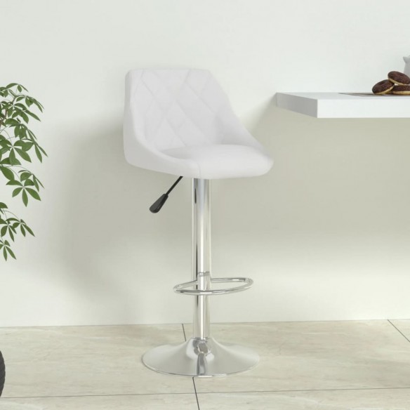 Tabouret de bar Blanc Similicuir