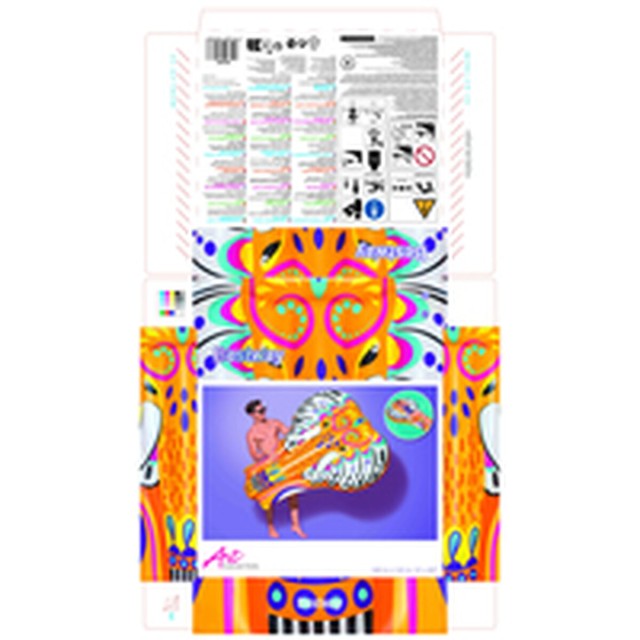 Bestway Colchoneta Hinchable Elefante Azteca 183x153 cm Playa y Piscin