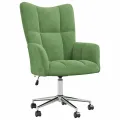 Chaise de relaxation Vert clair Velours