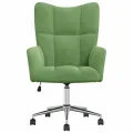 Chaise de relaxation Vert clair Velours
