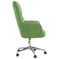 Chaise de relaxation Vert clair Velours