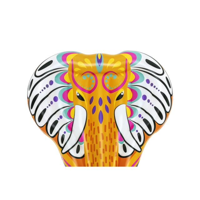 Bestway Luchtmatras Opblaasbare Azteekse Olifant 183x153 cm Strand en