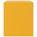Meubles TV 2 pcs jaune moutarde 67x39x44 cm acier