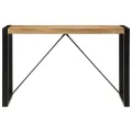 Table à manger 120x55x76 cm bois de manguier massif brut
