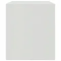 Meubles TV 2 pcs blanc 67x39x44 cm acier