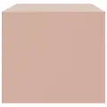 Table basse rose 67x50x44 cm acier