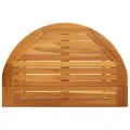 Table pliable de balcon 90x60x72 cm bois d'acacia solide
