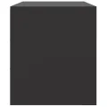 Meubles TV 2 pcs noir 67x39x44 cm acier
